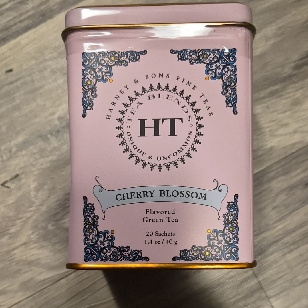 Cherry Blossom Tea Tin - Pink